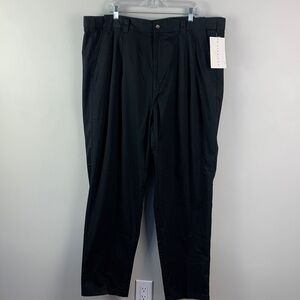 Vintage REPP Men's Black Cotton Trousers with Waist Eze NEW!